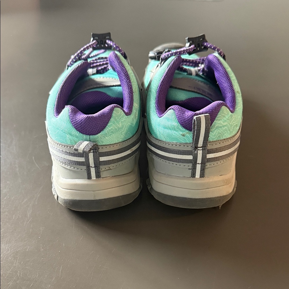 Keen Kids Teal and Purple Waterproof Hiking Shoe - Picture 4 of 6